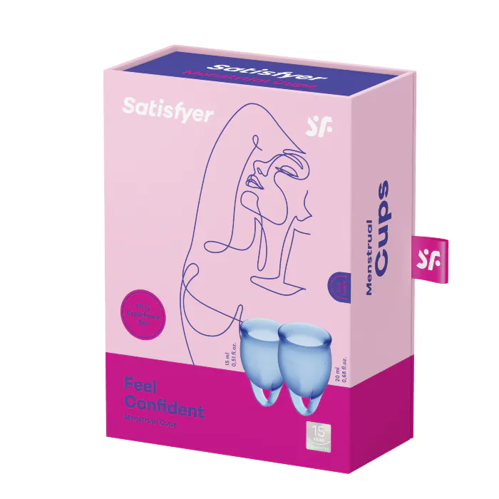 Набір менструальних чаш Satisfyer Feel Confident Blue — фото 5