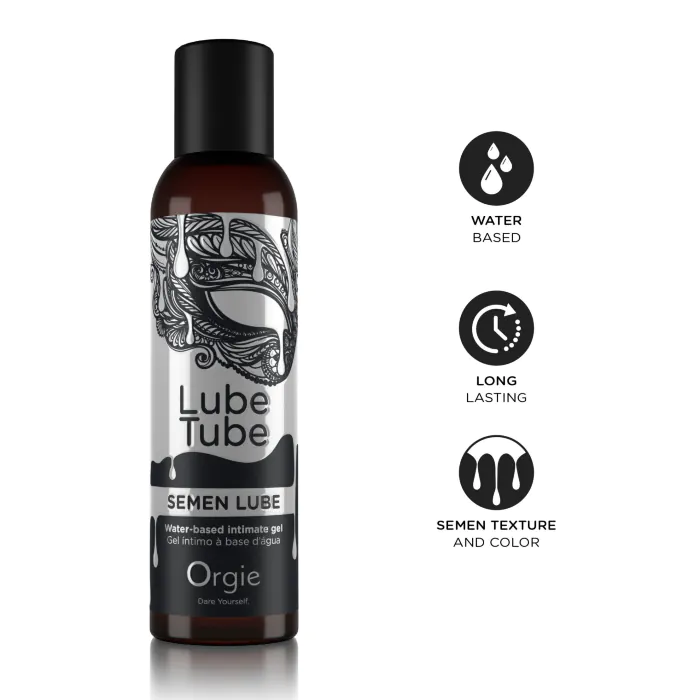 Лубрикант з імітацією сперми Orgie Lube Tube Semen Lube 150 мл — фото 3