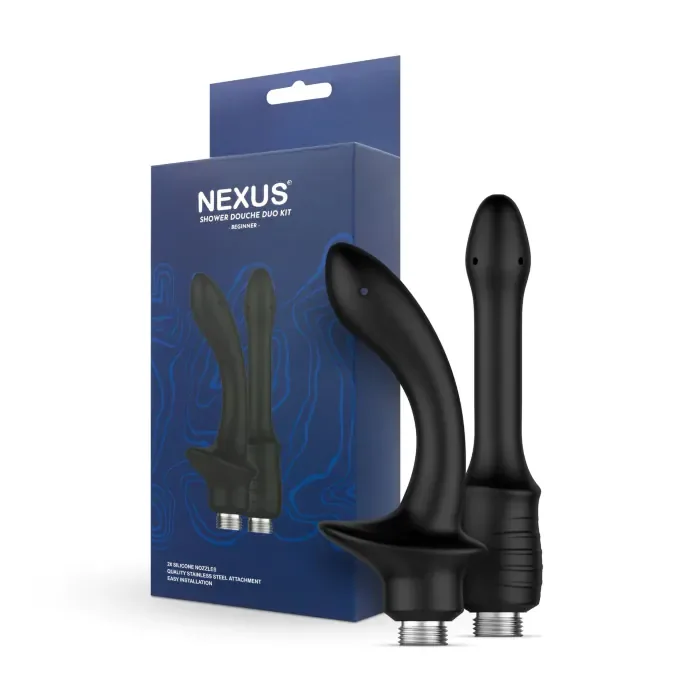 Набір анальних насадок для душу Nexus Beginner Shower Douche Duo Kit — фото 8