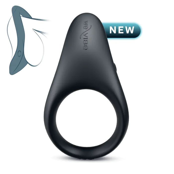 Смарт віброкільце We-Vibe Verge 2 Black — фото 2