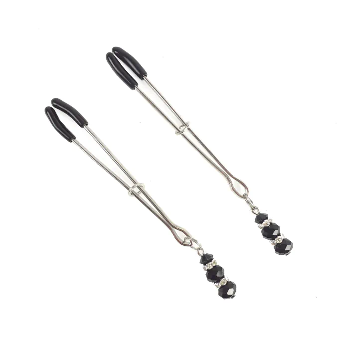 Затискачі для сосків Art of Sex Nipple Clamps Lovely Black — фото 3