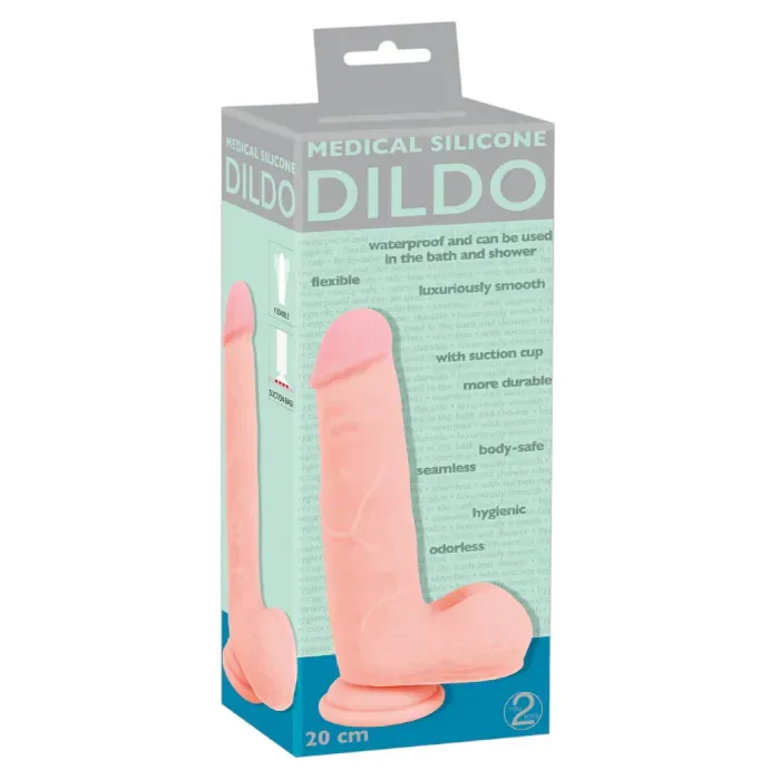 Фалоімітатор Medical Silicone 20 см — фото 6