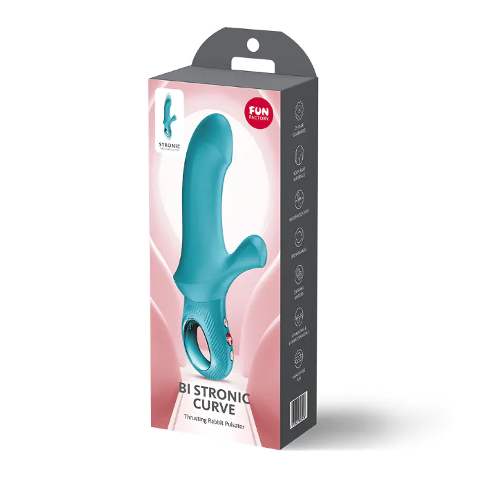 Пульсатор Fun Factory Bi Stronic Curve Aquamarine — фото 9