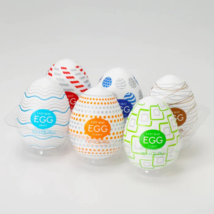 Набір мастурбаторів-яєць Tenga Egg Variety Pack Standard 6 шт — фото 12