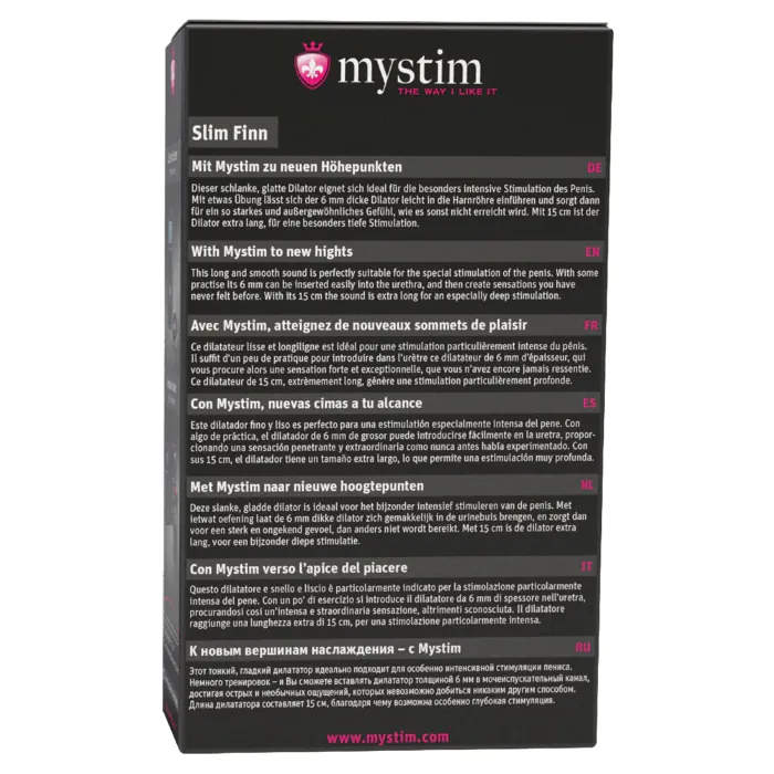 Уретральний зонд Mystim Slim Finn — фото 4