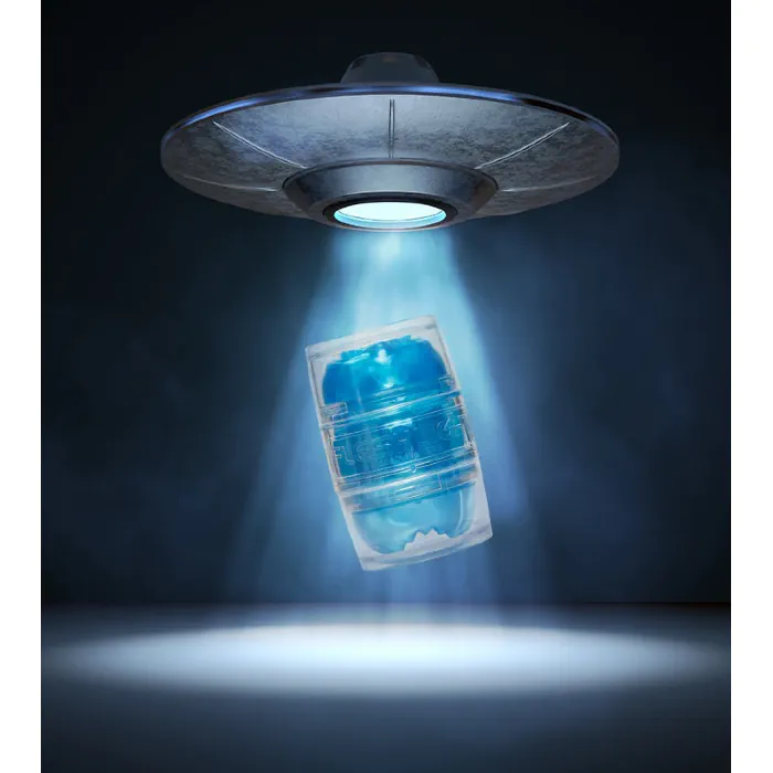 Мастурбатор Fleshlight Quickshot Alien Metallic Blue — фото 13