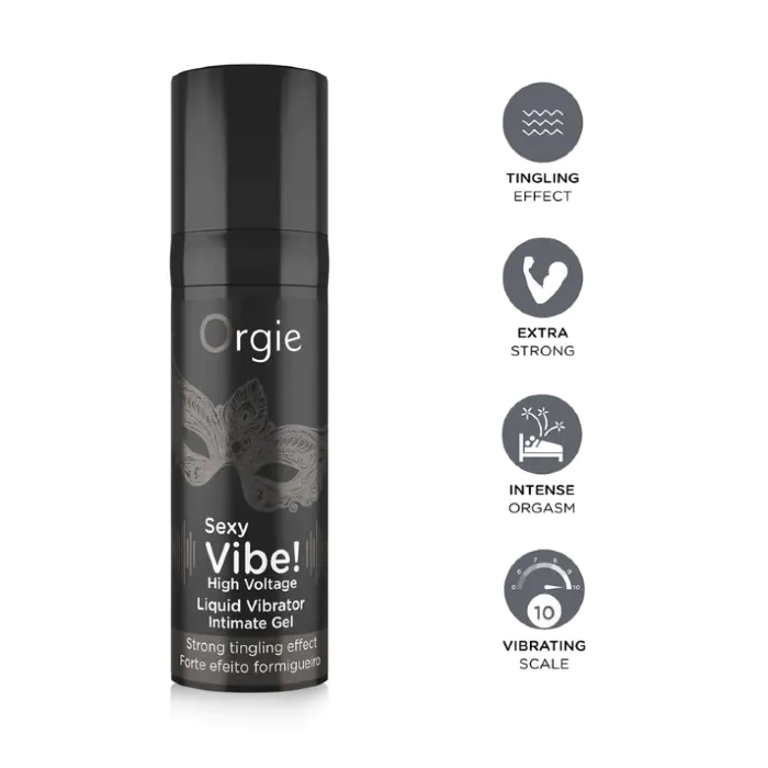 Рідкий вібратор SEXY VIBE HIGH VOLTAGE найвищий рівень вібраціі Orgie — фото 4