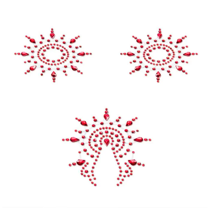 Пестіс Petits Joujoux Gloria set of 3 Red