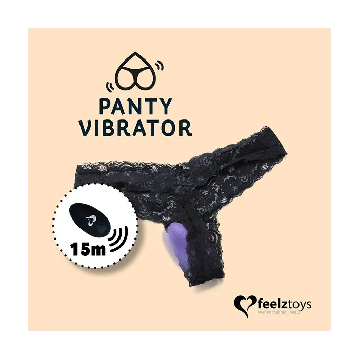 Вібратор у трусики FeelzToys Panty Vibrator Purple — фото 3