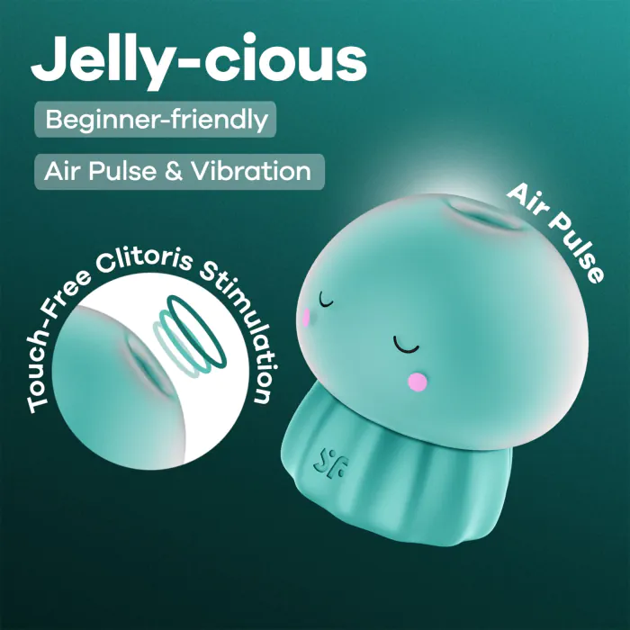 Вакуумний кліторальний стимулятор Satisfyer Jelly-cious Green — фото 7