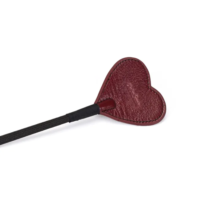 Шльопалка-сердечко Liebe Seele Wine Red Riding Crop with Heart-Shape Tip — фото 4