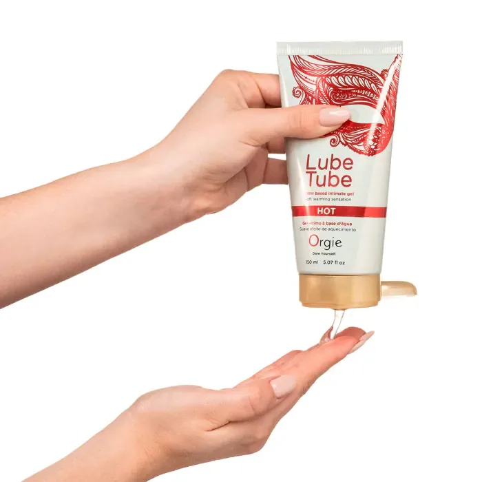 Лубрикант на водній основі Orgie Lube Tube Hot 150 мл — фото 2