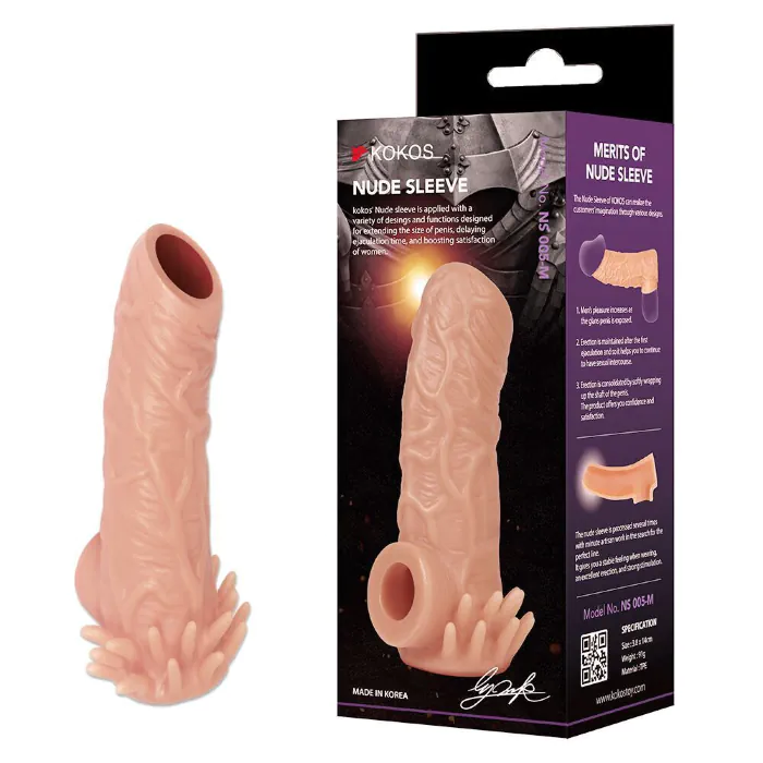 Насадка на член Kokos Nude Sleeve NS 005 S — фото 5