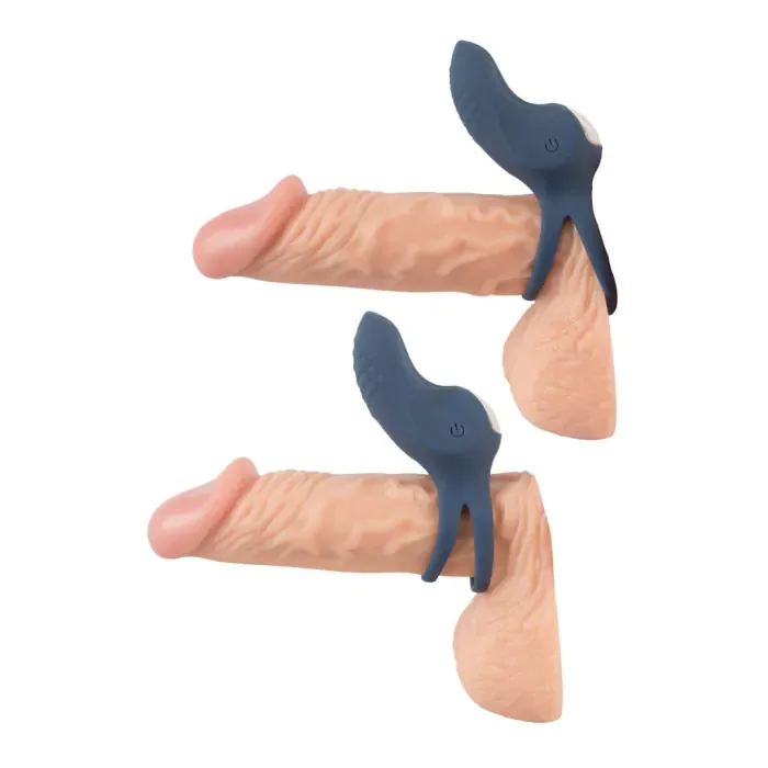 Ерекційне віброкільце You2Toys Vibrating Double Ring Blue — фото 7