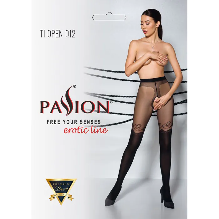 Колготки Passion Tiopen 012 black 1/2 — фото 6