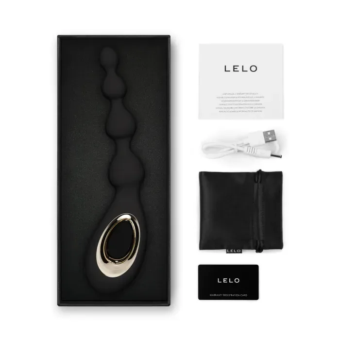 Анальне намисто з вібрацією LELO Soraya Beads Black — фото 5