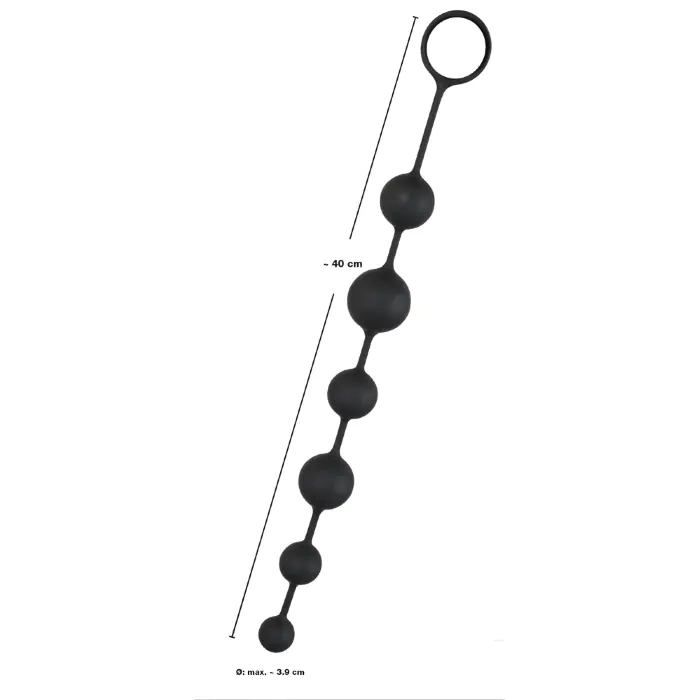 Анальні кульки Black Velvets – Anal Beads — фото 5