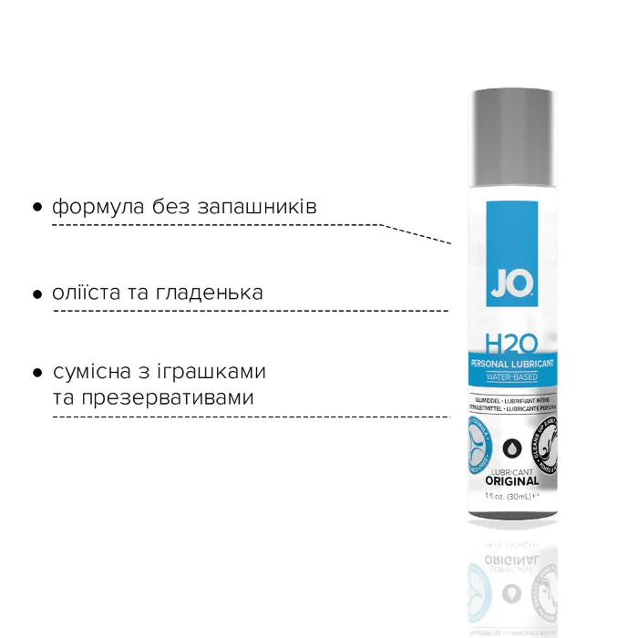 Лубрикант водній основі JO H2O Original 30 мл — фото 4