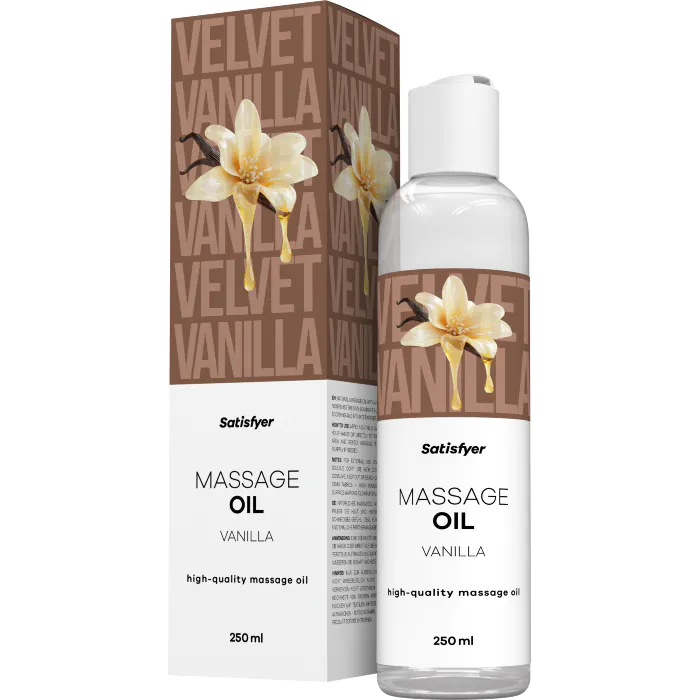 Масажна олія Satisfyer Massage Oil Vanilla 250 мл — фото 2