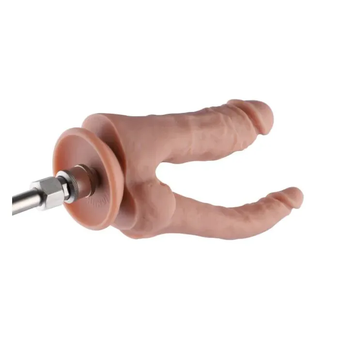 Подвійний фалоімітатор Hismith 9.8" Double Penetrator Silicone Dildo — фото 6