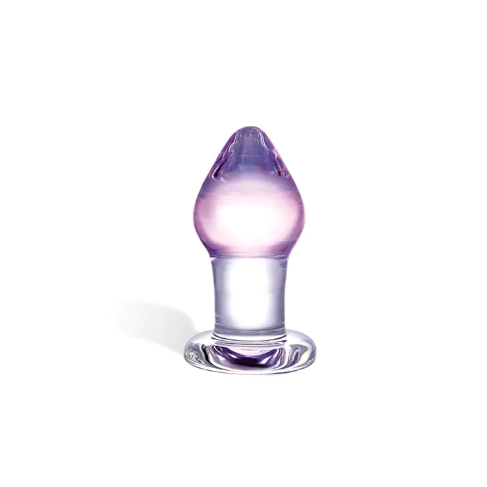 Анальна пробка зі скла Glas - Amethyst Rain