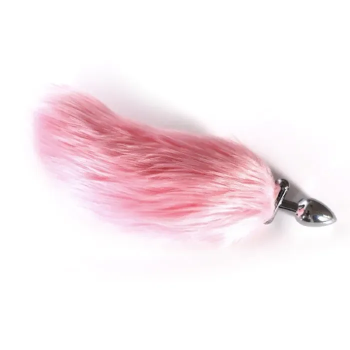 Анальна пробка металева Baby XXX Glow Small Pink