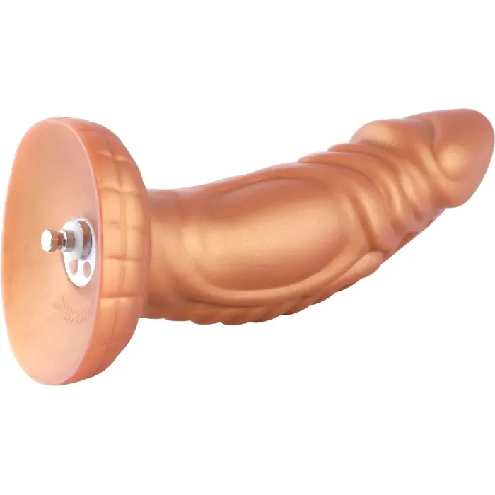 Фалоімітатор з вібрацією Hismith Slightly Curved Vibrating Silicone Dildo Monster Series — фото 11