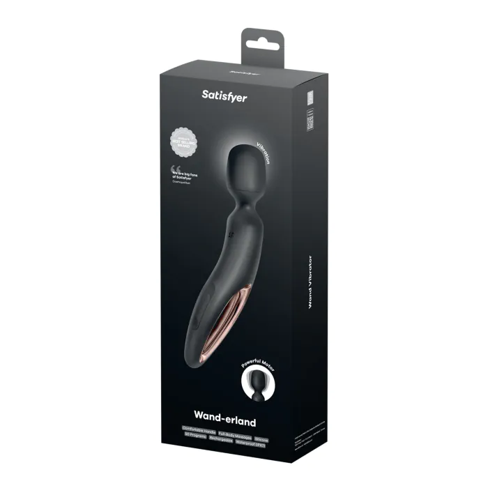 Вібромасажер Satisfyer Wand-erland Black/Rosegold — фото 5