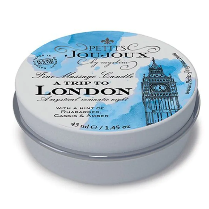 Масажна свічка Petits Joujoux London Rhubarb Cassis and Ambra