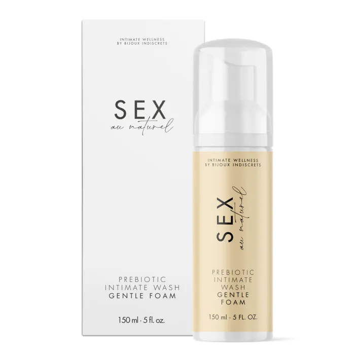 Піна для інтимної гігієни Bijoux Indiscrets Sex Au Naturel Prebiotic Intimate Wash Gentle Foam 150 мл — фото 2