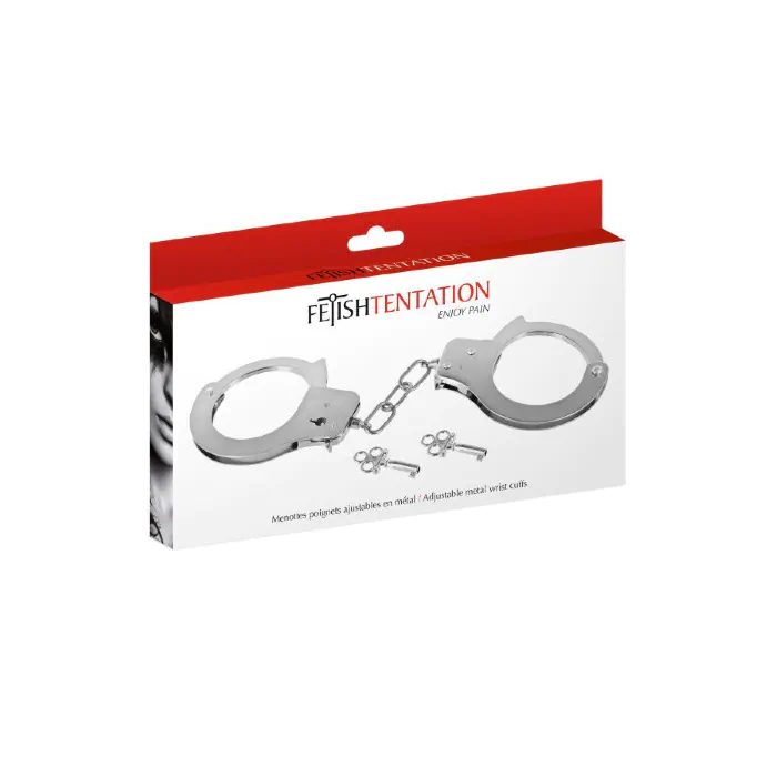 Наручники Fetish Tentation Adjustable metal wrist cuffs — фото 4