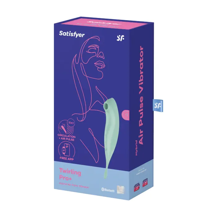 Смарт-стимулятор Satisfyer SF Twirling Pro+ Mint — фото 7