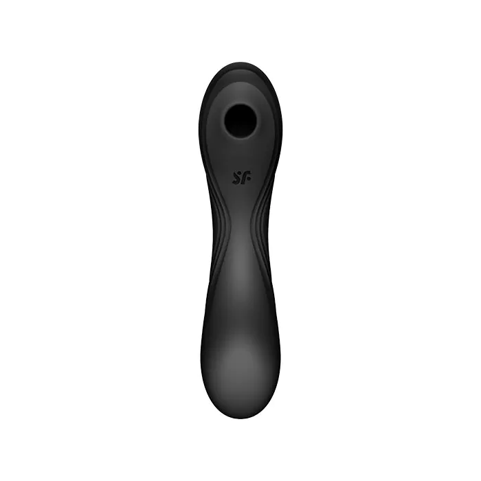Вакуумний стимулятор з вібрацією Satisfyer Curvy Trinity 4 Black — фото 4