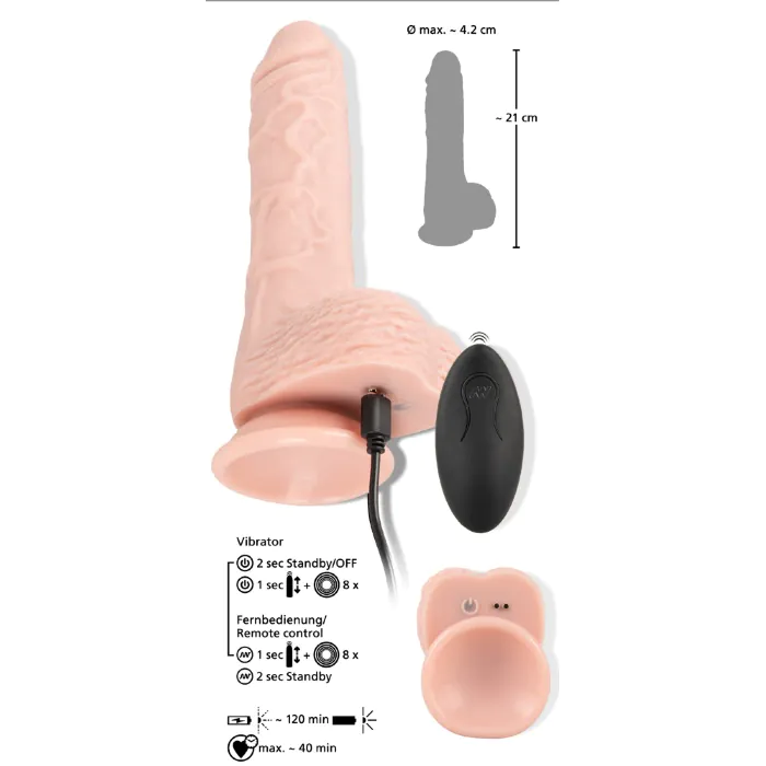 Вібратор Medical Silicone RC — фото 9