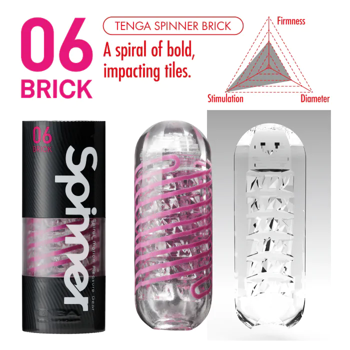 Мастурбатор Tenga Spinner Brick — фото 4