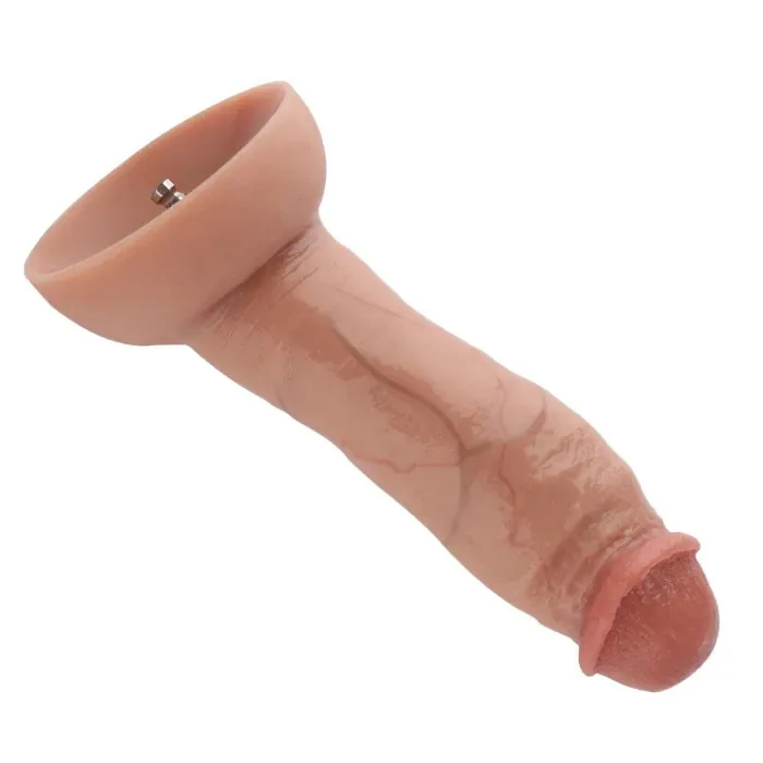 Гіперреалістичний фалоімітатор для секс-машин Hismith Hyper Realistic Silicone Dildo — фото 5