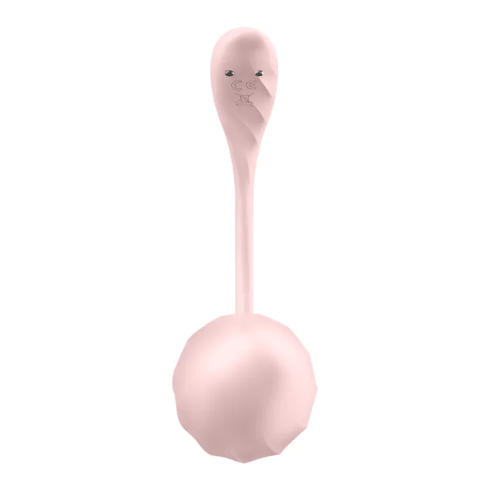 Смарт віброяйце Satisfyer Ribbed Petal Connect App Rose — фото 3