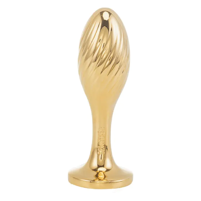 Металева анальна пробка Лисячий хвіст Lockink Sevanda White Fox-Tail Anal Pear-shape Plug — фото 6