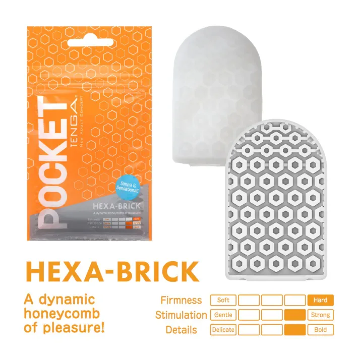 Мастурбатор Pocket Tenga Hexa-Brick — фото 2