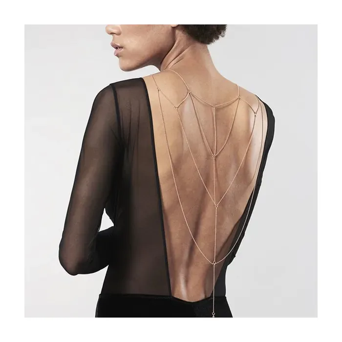 Прикраса для спини та декольте Bijoux Indiscrets Magnifique Back and Cleavage Chain — фото 6