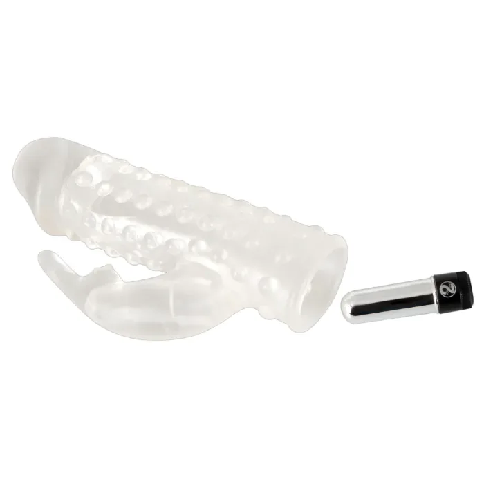 Насадка Vibrating Xtension with Clit-Rabbit — фото 7