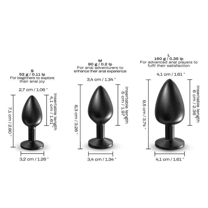 Анальна пробка Dorcel Onix Plug S — фото 4