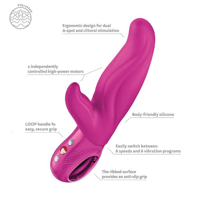 Вібратор Fun Factory Lady Bi Magenta — фото 7