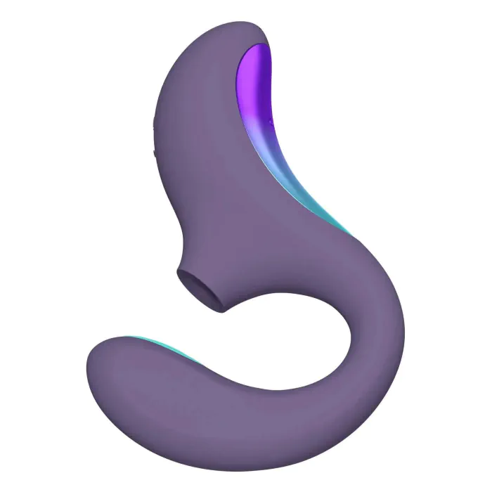 Кліторально-вагінальний звуковий стимулятор LELO Enigma Double Sonic Cyber Purple — фото 3