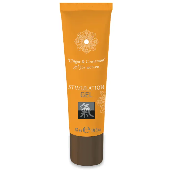 Збудливий інтимний гель SHIATSU Stimulation Gel Ginger & Cinnamon 30 мл — фото 2