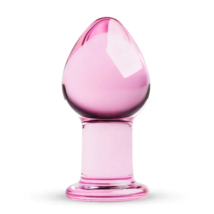 Скляна анальна пробка Gildo No. 27 Pink