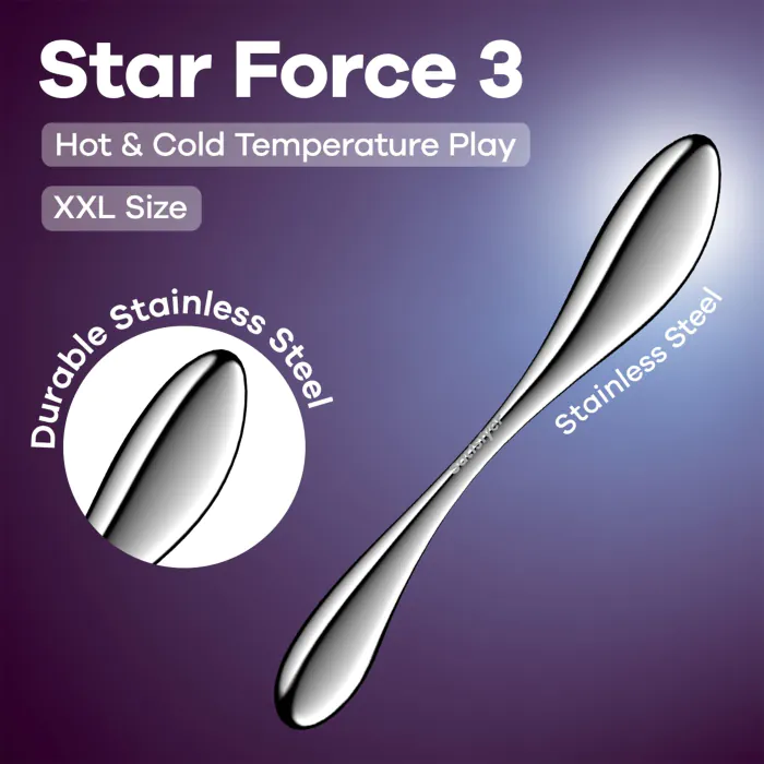 Металевий дилдо Satisfyer Star Force 3 — фото 6