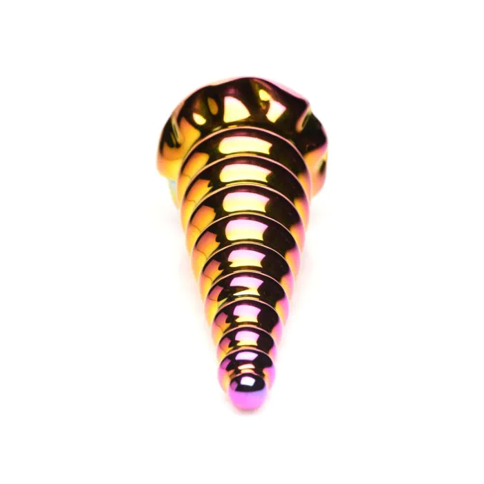 Фалоімітатор Creature Cocks Twilight Rainbow Glass Dildo — фото 3