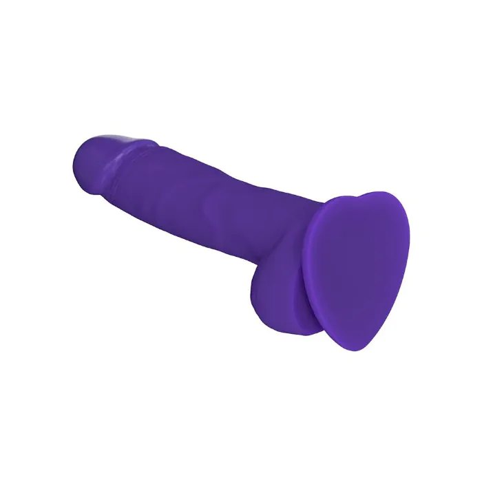 Реалістичний фалоімітатор Strap-On-Me SOFT REALISTIC DILDO Violet - Size L — фото 2