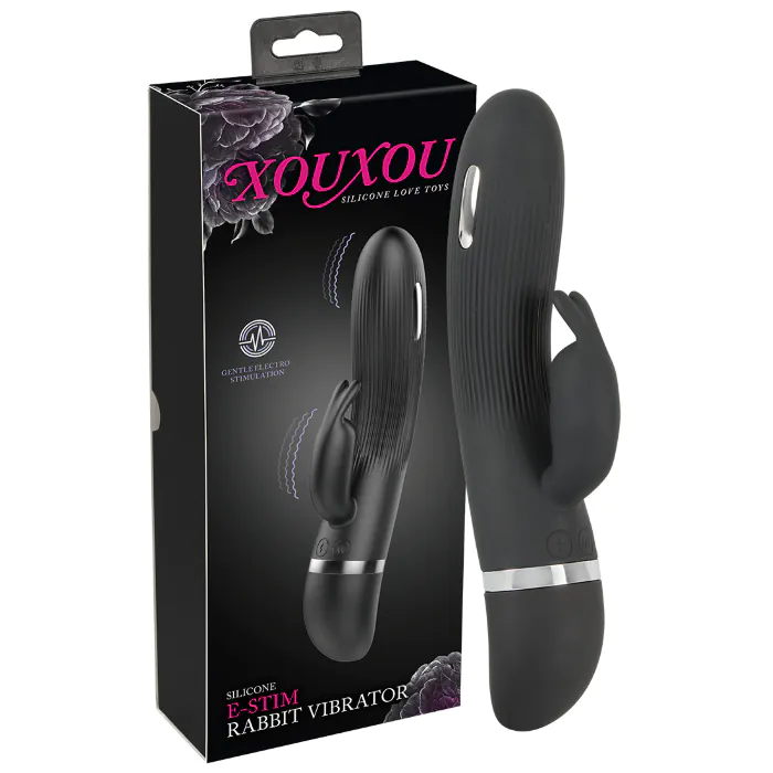 Вібратор кролик XOUXOU E-Stim Rabbit black — фото 5